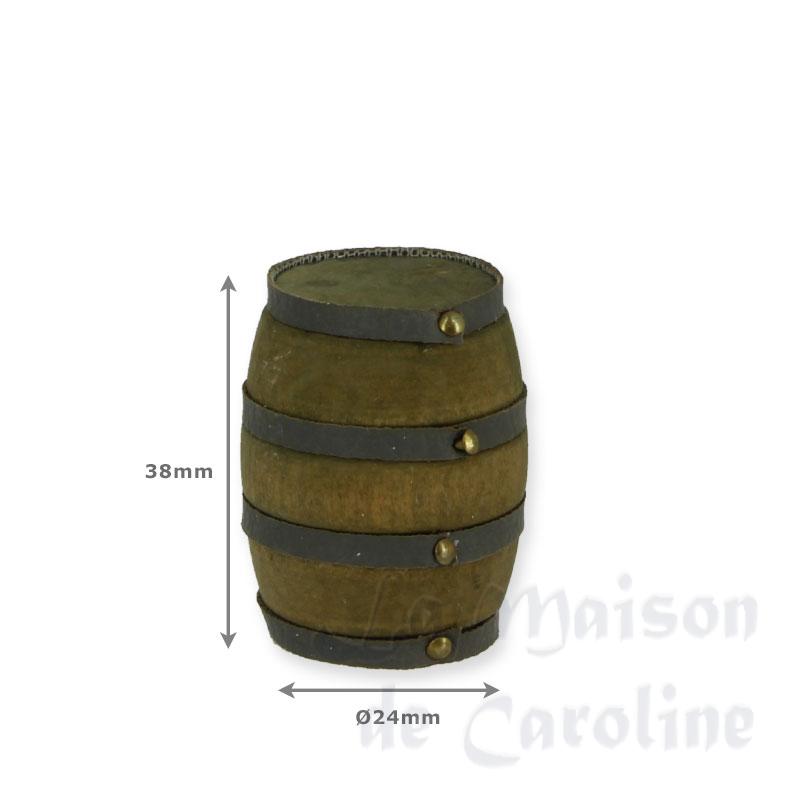 Moyen tonneau en bois Bilder 1