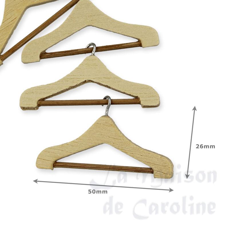 4 cintres en bois Bilder 1