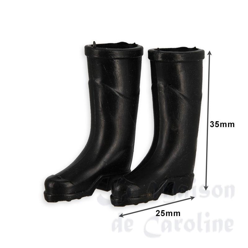 Bottes en caoutchouc noir Bilder 1