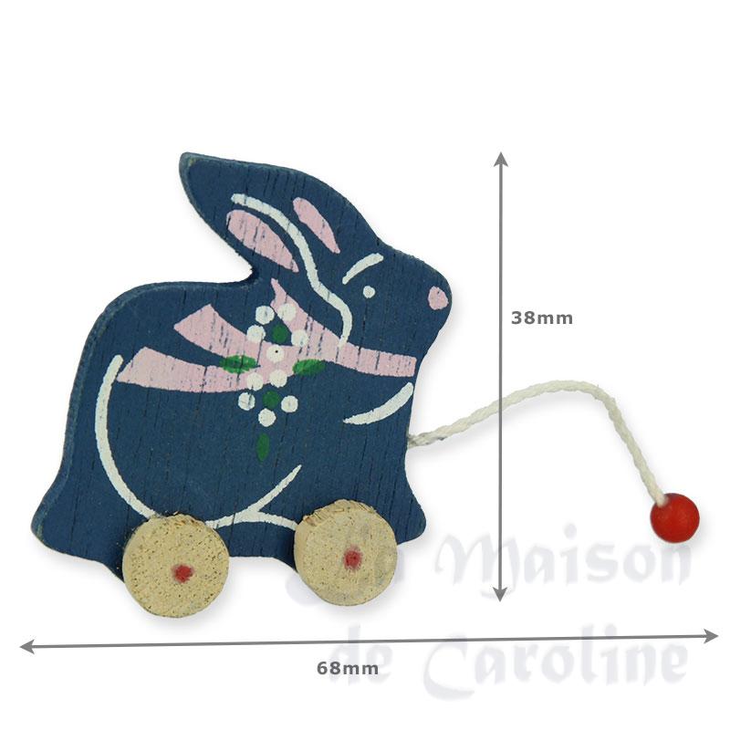 Lapin sur roulettes miniature 1/12