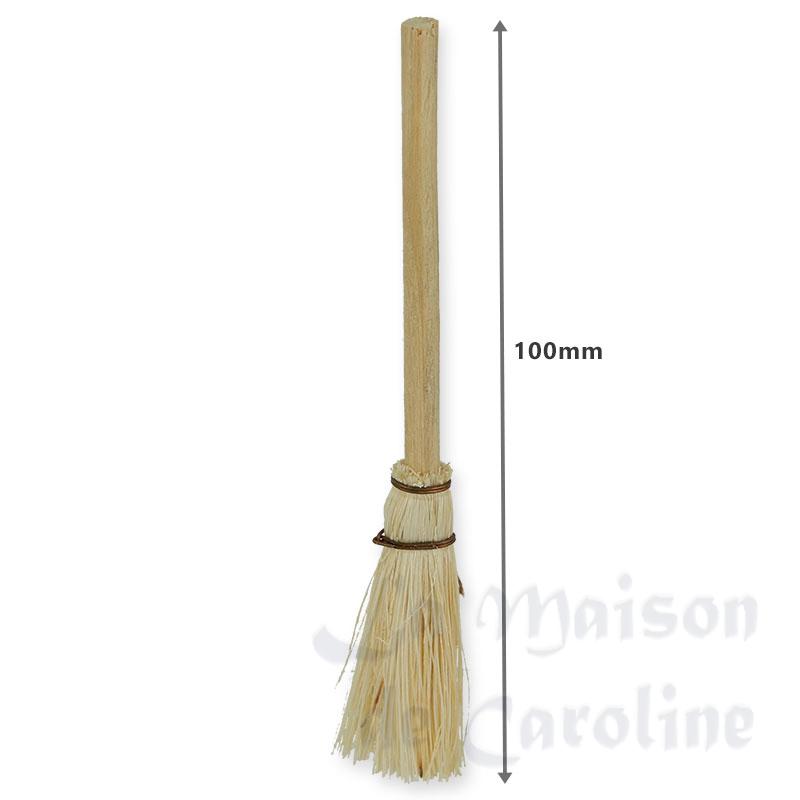 Balai de paille miniature 1/12