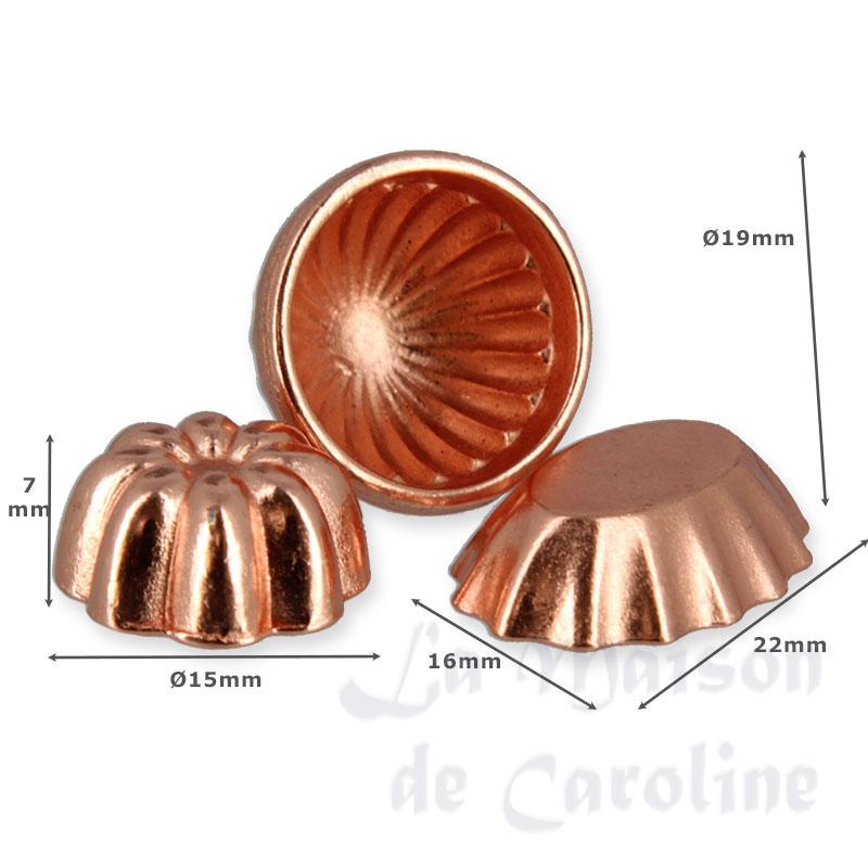 3 moules cuivre assortis Bilder 1