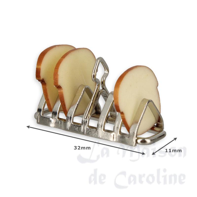 Support à toast avec 3 toasts Bilder 1