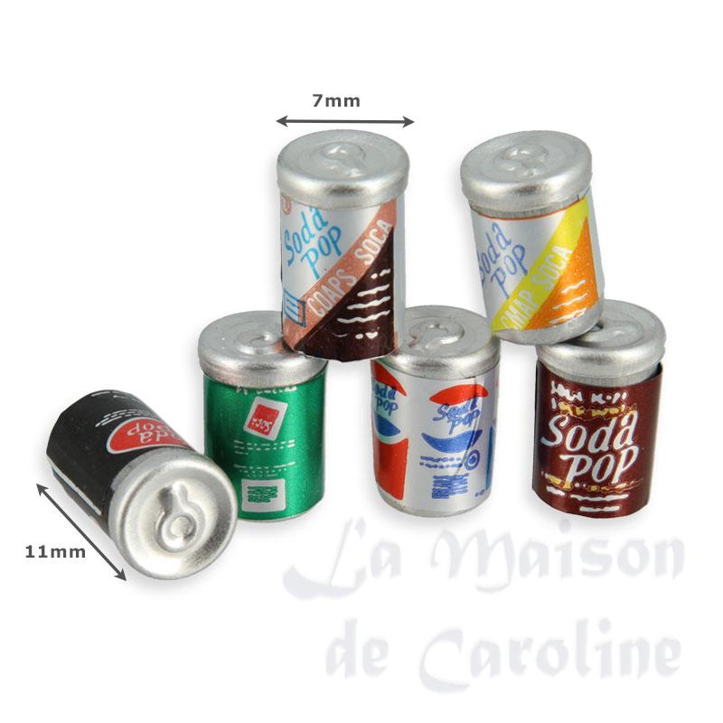 6 boites boisson (divers modèles) miniature 1/12