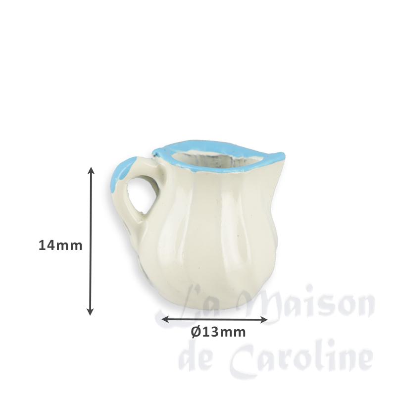 Pot à lait bleu miniature 1/12 photo 2