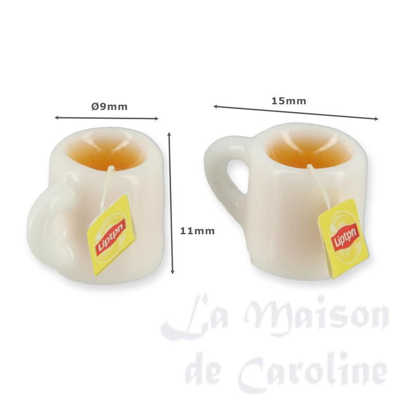 2 tasses de thé avec sachet Bilder 1