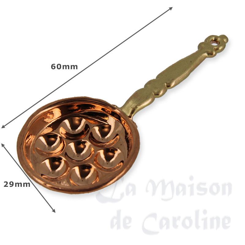 Poêle à oeufs en cuivre Bilder 1