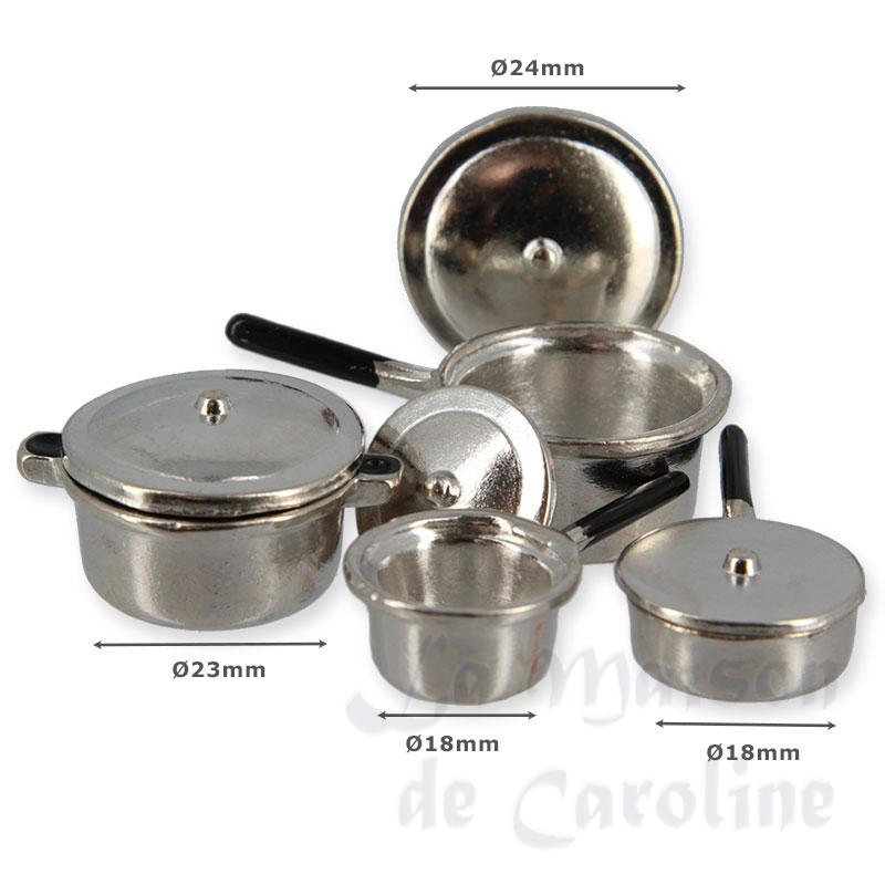 3 Casseroles et 1 faitout avec couvercle Bilder 1