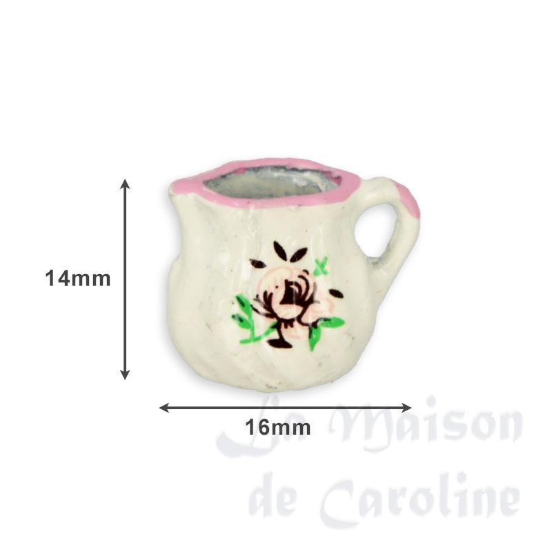 Pot à lait dessins roses Bilder 1
