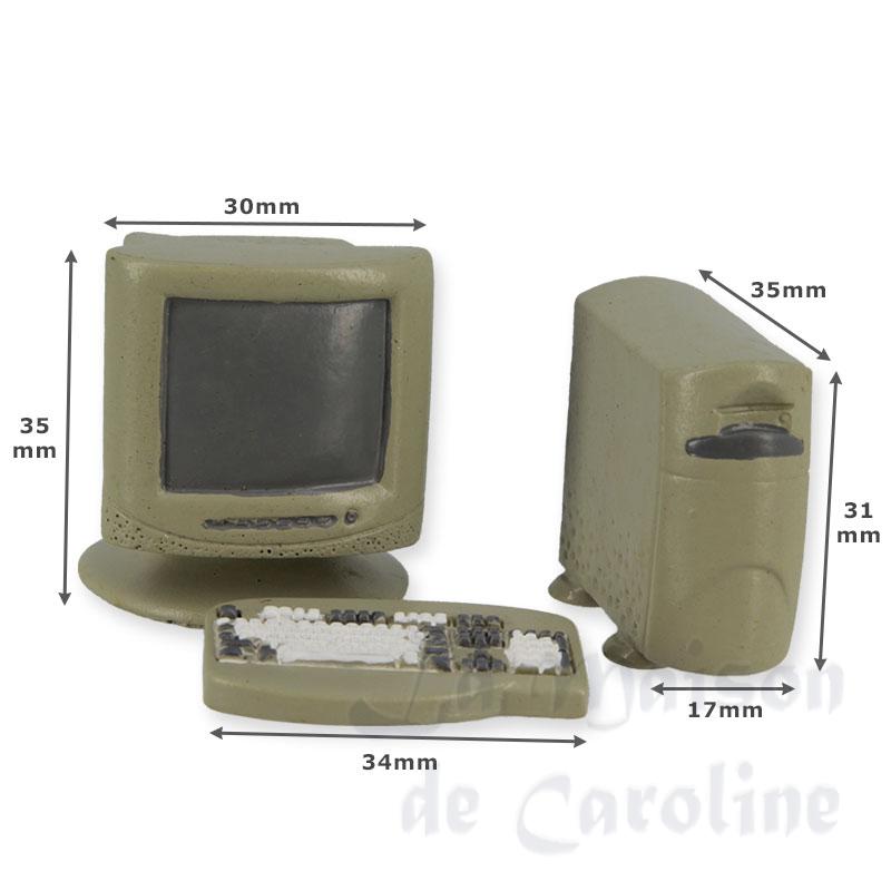 Clavier, écran et unité centrale PC 3pcs Bilder 1