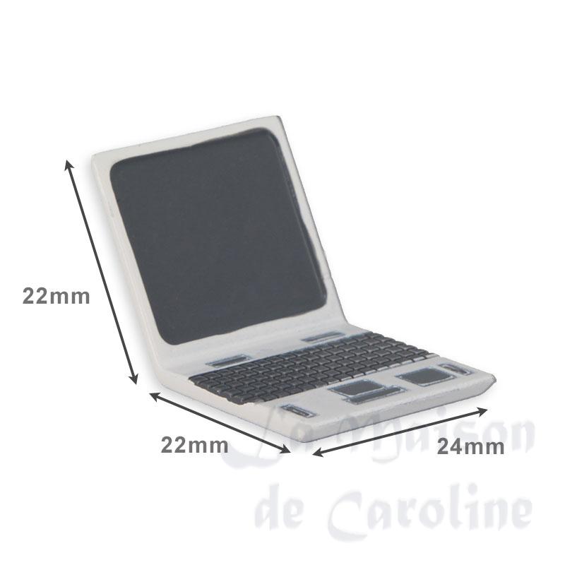 ordinateur portable blanc  miniature 1/12