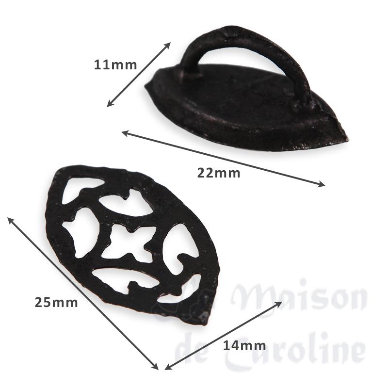 Fer à repasser avec support miniature 1/12 photo 2