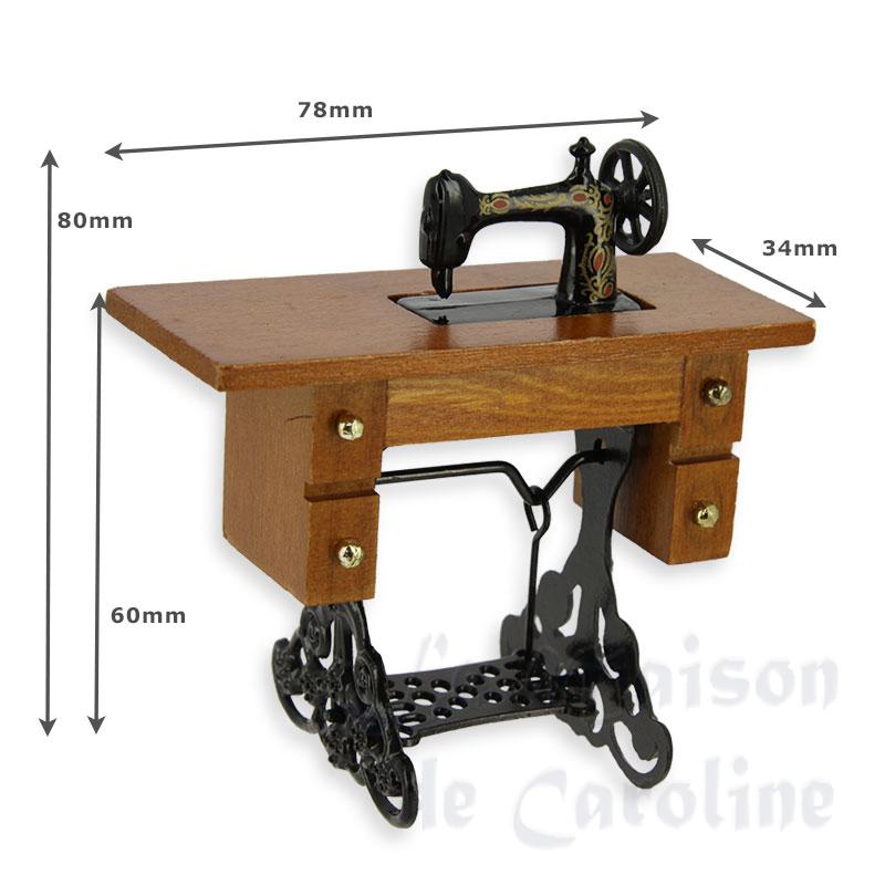 Machine à coudre sur pied bois Bilder 1