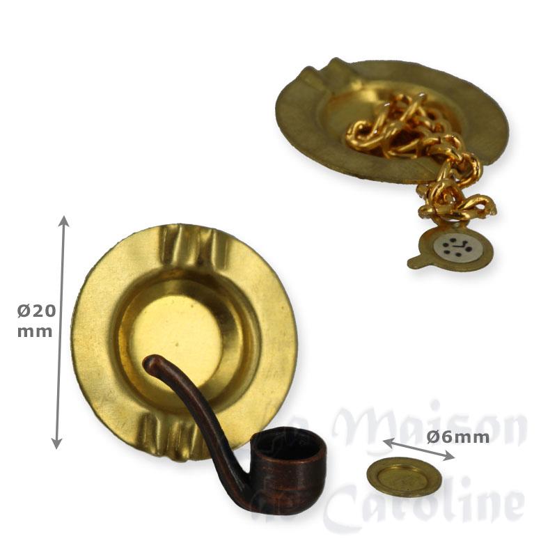 Cendrier avec pipe et accessoires Bilder 1