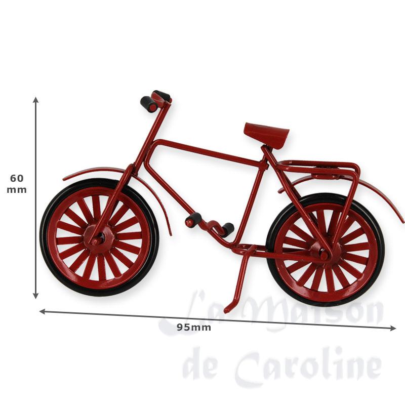 Vélo rouge en métal Bilder 1