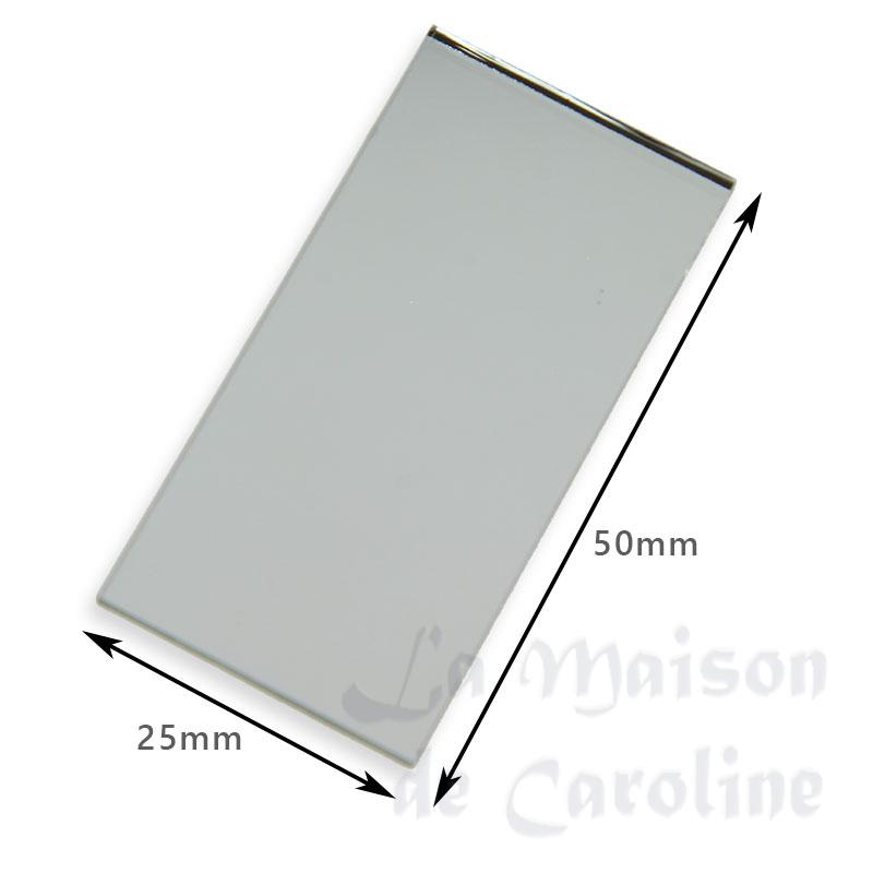 Miroir rectangulaire miniature 1/12