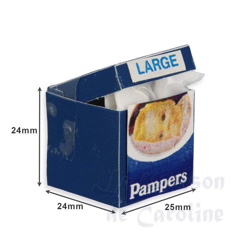 paquet de couches Pampers miniature 1/12
