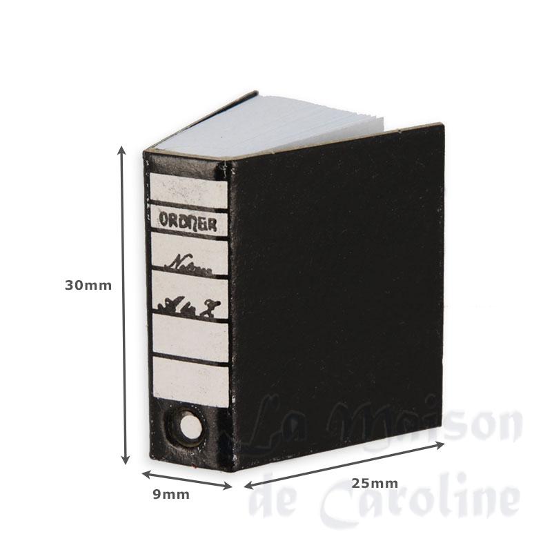 Classeur de bureau miniature 1/12