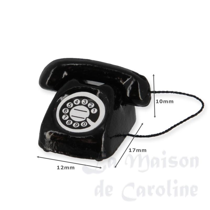 Téléphone noir Bilder 1
