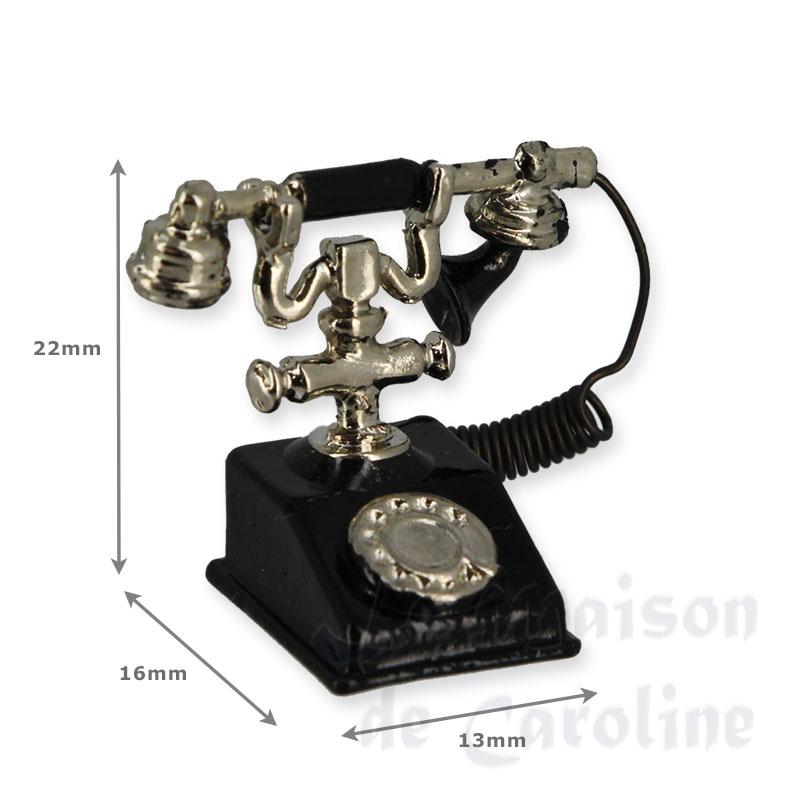 Téléphone antique noir Bilder 1
