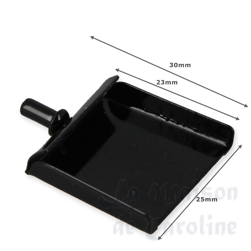 Pelle noire miniature 1/12 Pelle noire miniature 1/12