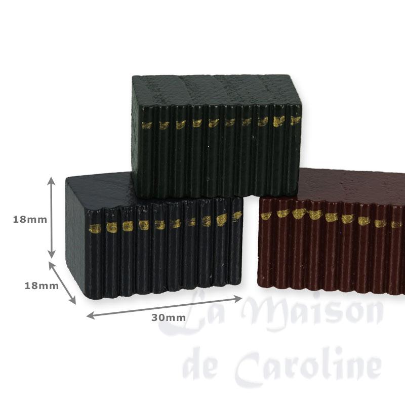 3 rangées de livres (divers coloris) Bilder 1