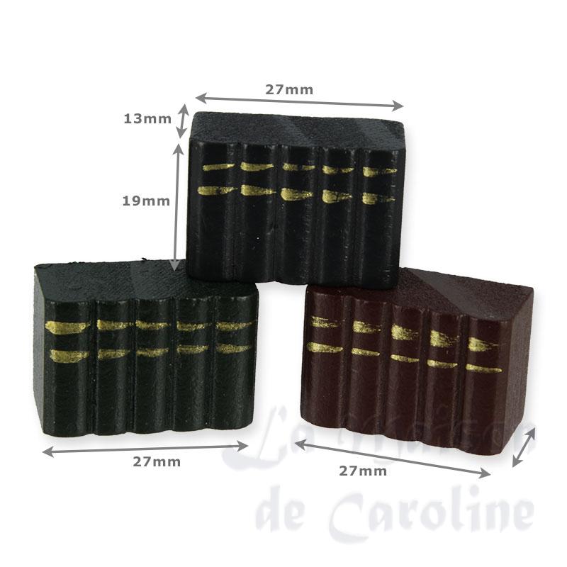 3 rangées de livres (divers coloris) Bilder 1