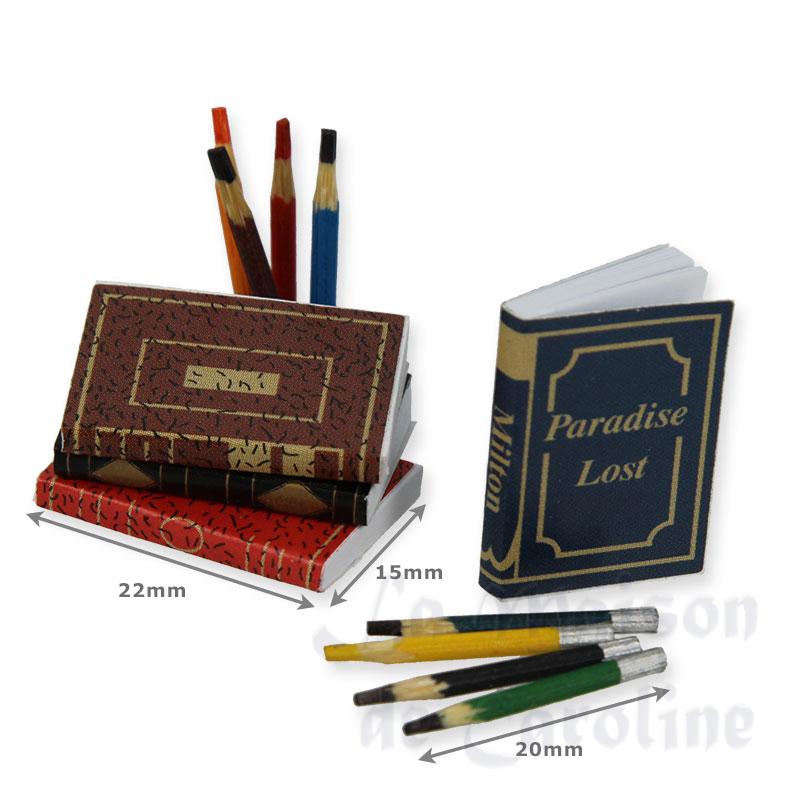 4 Livres et crayons de couleur Bilder 1