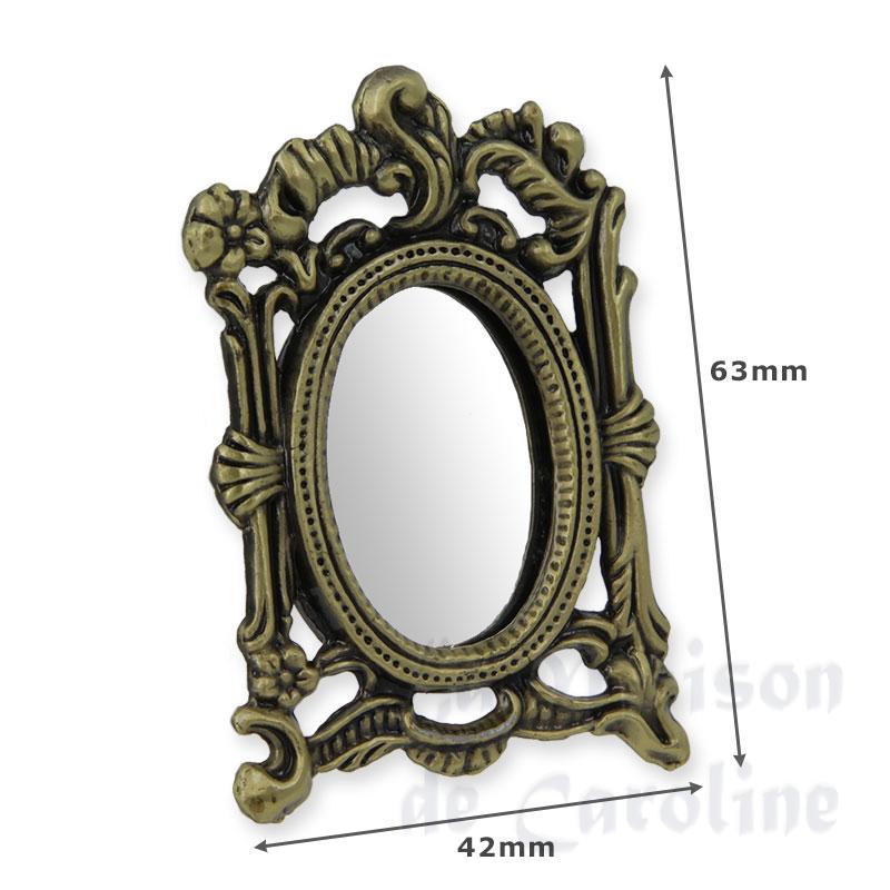 Miroir laiton oval Bilder 1