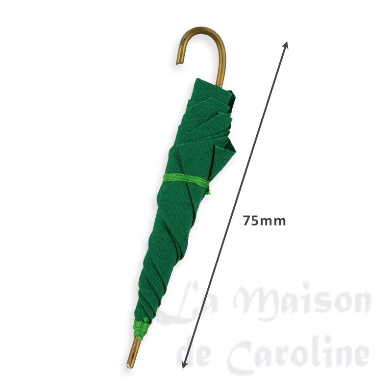 Parapluie vert (fermé) miniature 1/12 photo 2