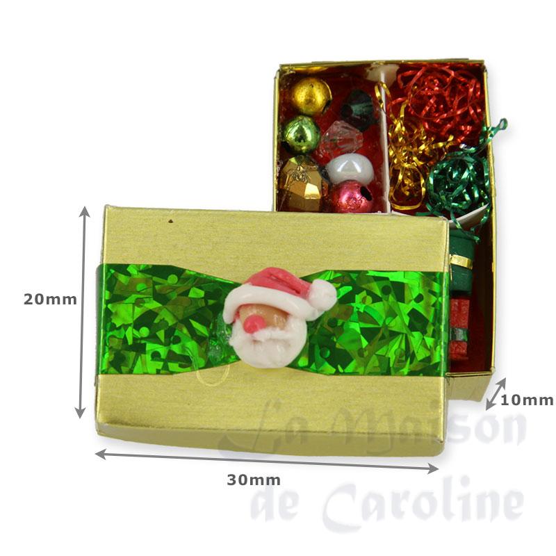 paquet cadeau Noël garni miniature 1:12e Bilder 1