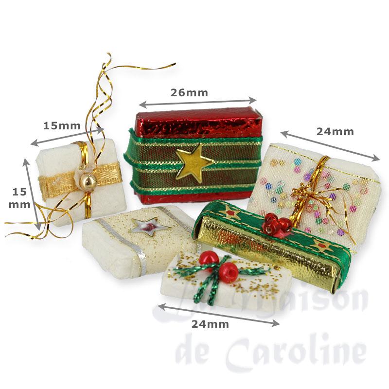 paquet de Noel assortis 1 pc miniature 1:12e Bilder 1