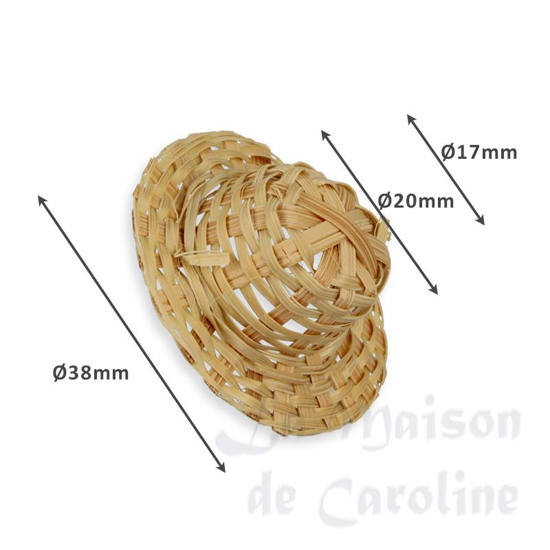 Chapeau de paille miniature 1/12 photo 2 Chapeau de paille miniature 1/12 photo 2