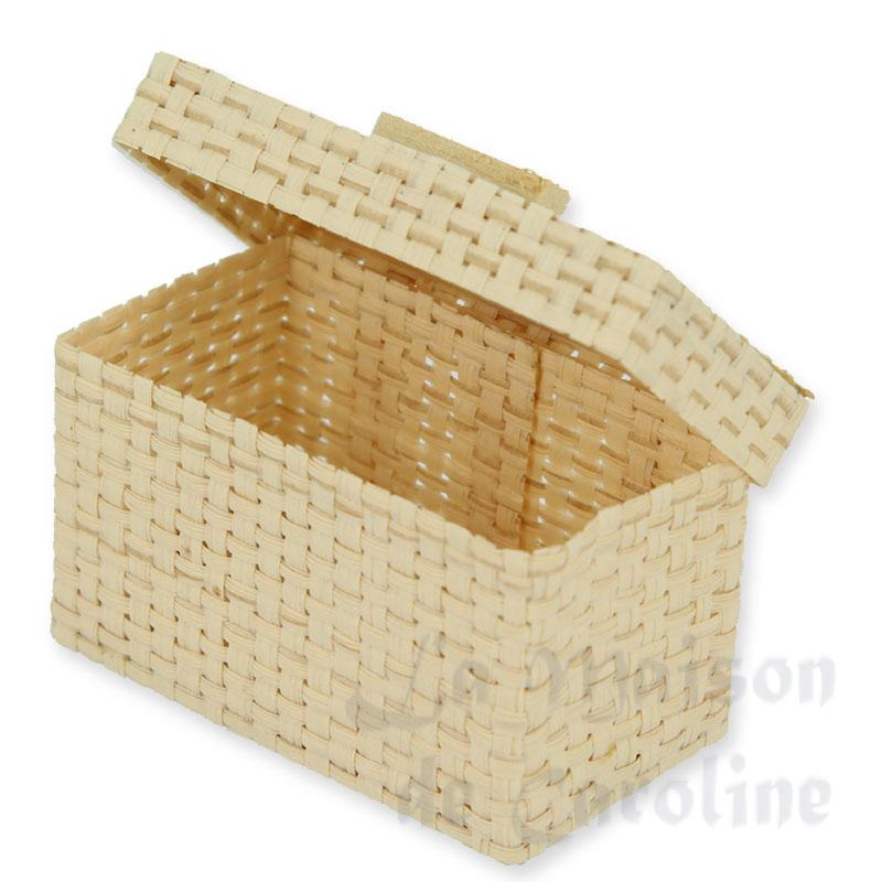 Coffre en osier grand modèle Bilder 2