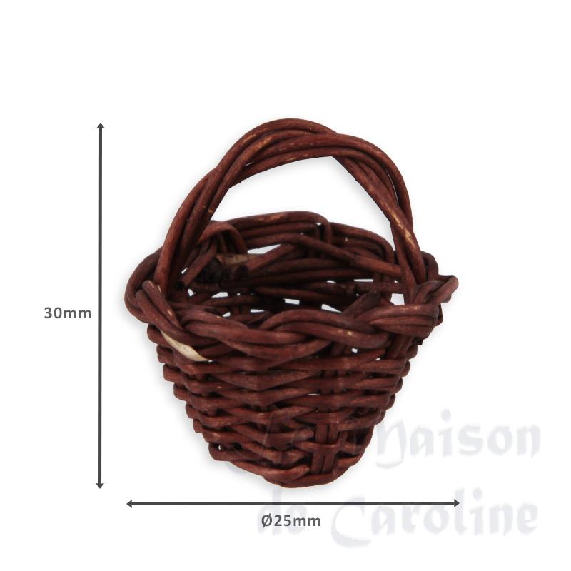 Panier avec anse miniature 1/12 photo 2 Panier avec anse miniature 1/12 photo 2