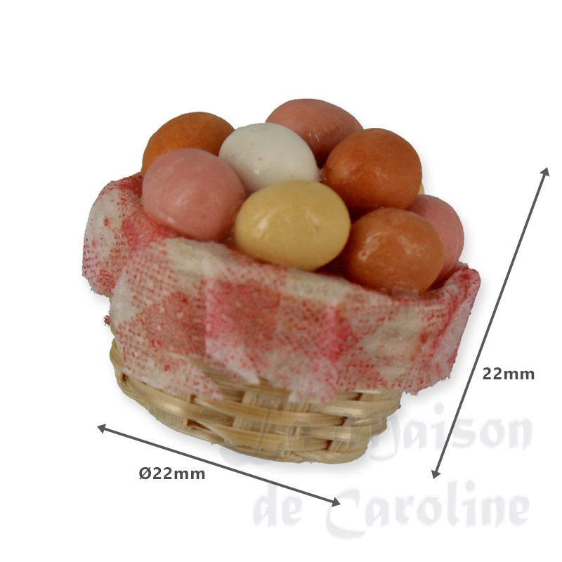 panier à oeufs sans anse miniature 1:12e Bilder 1
