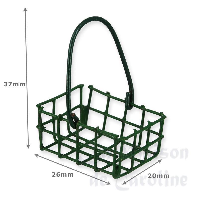 Panier métallique vert Bilder 1