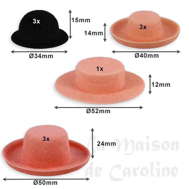 10 chapeaux (divers modèles) Bilder 1
