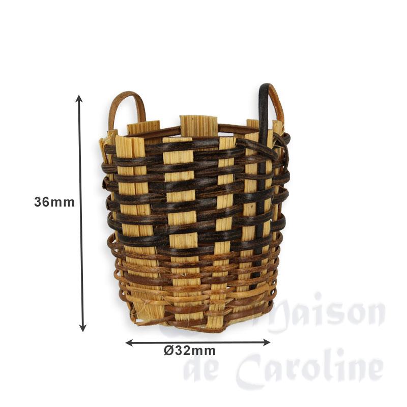 Panier droit avec 2 anses miniature 1/12e Bilder 1