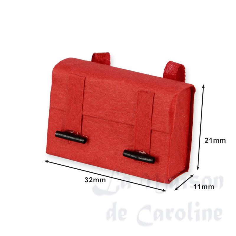 Sac d'école rouge Bilder 1