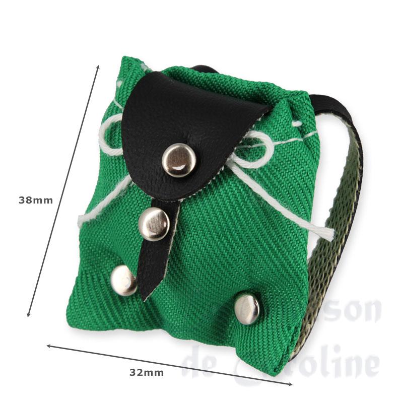 Sac à dos en tissu vert Bilder 1