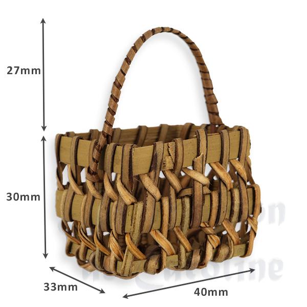 Panier rectangulaire miniature 1/12 photo 2