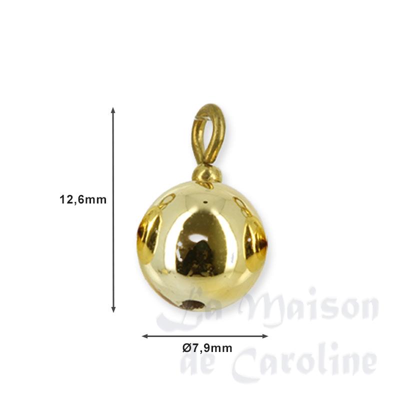 5 grandes boules de Noël dorées Bilder 1
