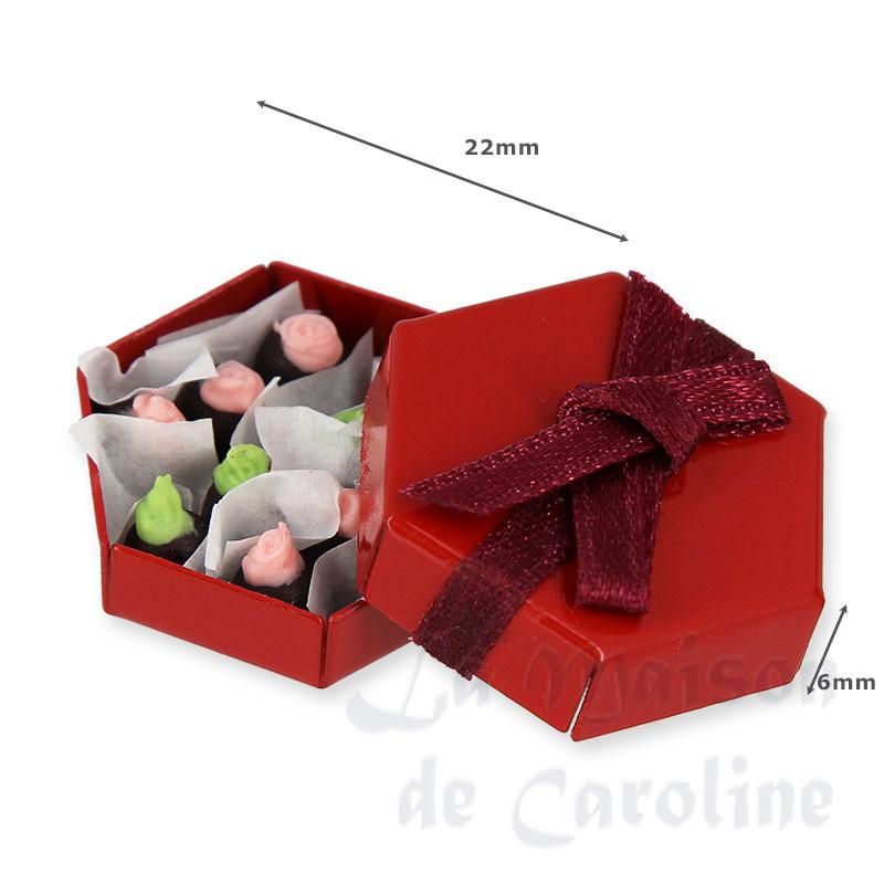 Boite de chocolats rouge Bilder 1