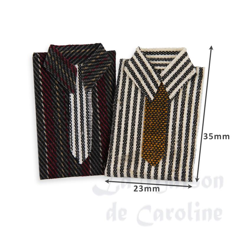 2 chemises et cravates assorties miniature 1/12 photo 2