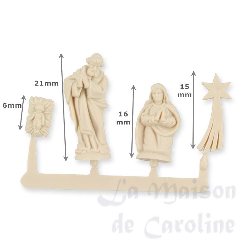 4 figurines de crèche Bilder 1