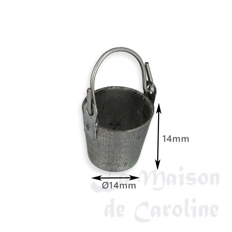 Petit seau en zinc avec anse Bilder 1