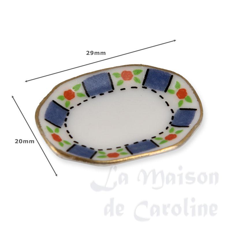 Plateau porcelaine bleu blanc Bilder 1