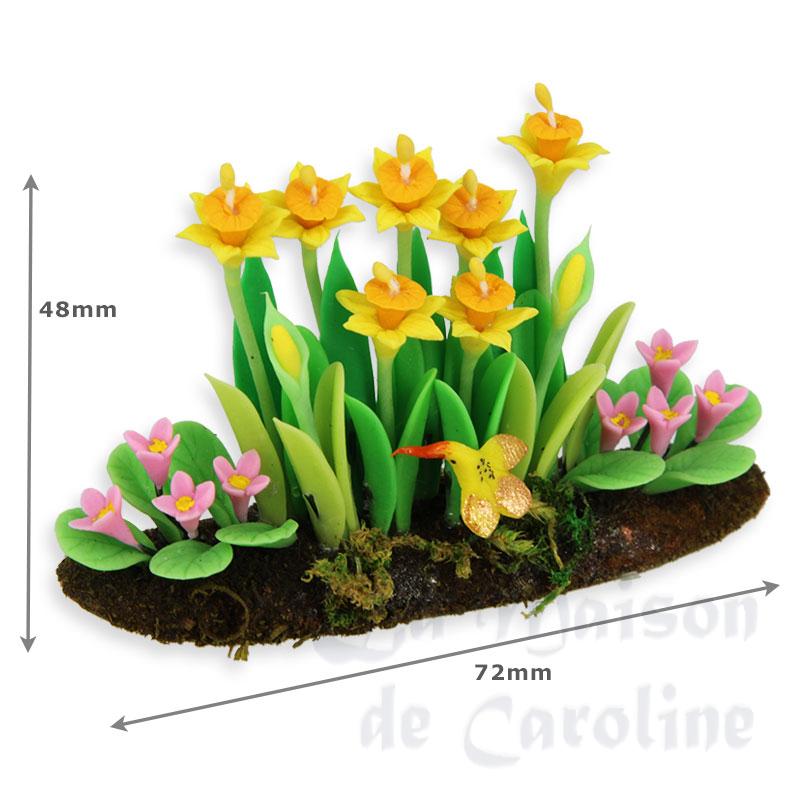 parterre de jonquilles miniature 1:12 Bilder 1