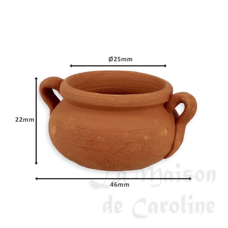Cache pot en grès miniature 1/12 photo 2 Cache pot en grès miniature 1/12 photo 2